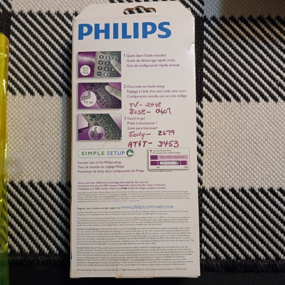 Philips Universal Remote - Picture 2 of 5